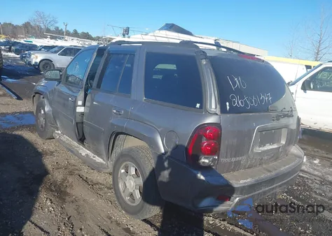 2006 Chevrolet Trailblazer Lt из США, поврежденный, VIN 1GNDS13S962160090